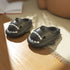 Sharkicks Basic - Invierno, Pantuflas de Tiburón, Tacón Abierto
